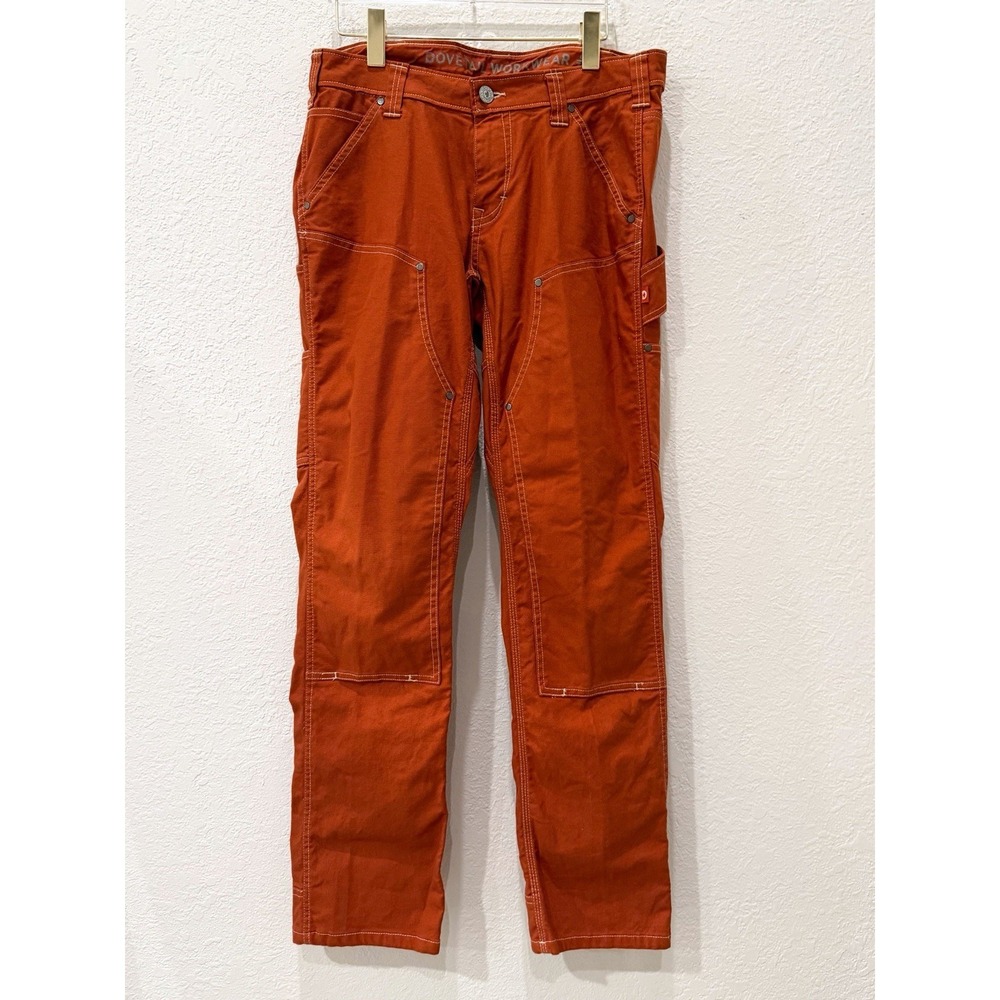 Dovetail Workwear Anna Taskpant Women's 8x32 Utility Work Pants Paprika Orange
